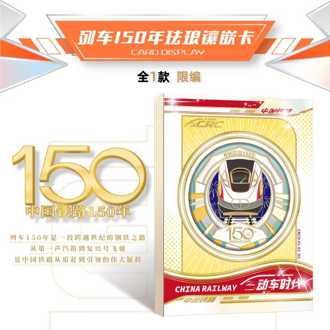 动车时代限量珍藏卡火车迷的宝藏卡牌！CQ9电子app新品上市｜中国铁路-(图1)